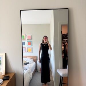 Reformation Black Sleeveless Maxi Dress